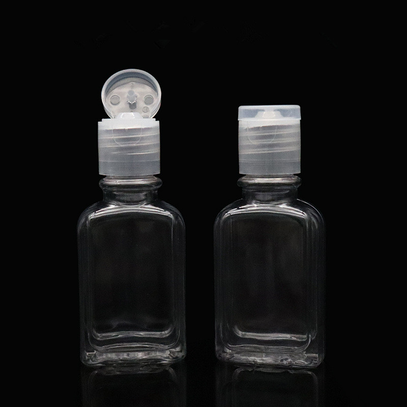 

30ml/1 oz Empty Clear Plastic Refillable Flip Top Bottles Plastic Bottle Transparent Bottle for Travel Outdoor Business Trip Sha