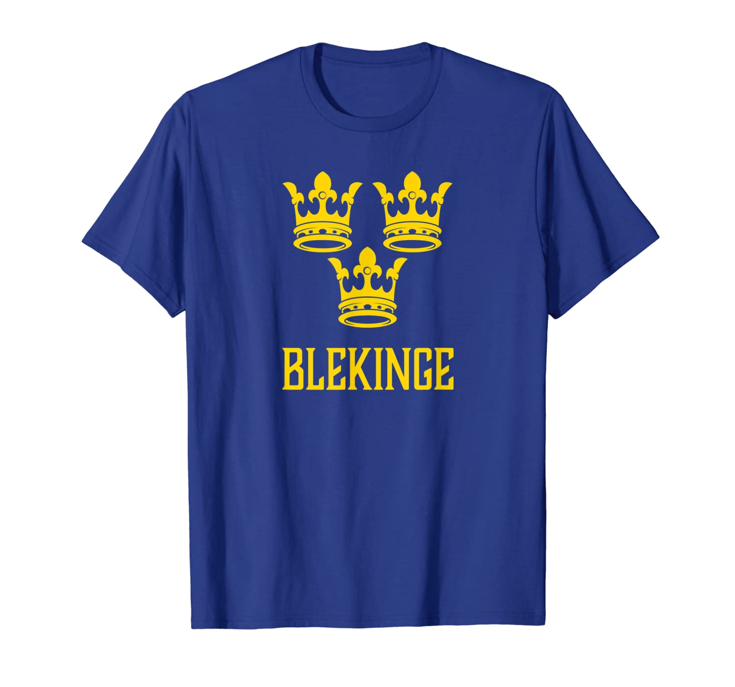 

Blekinge, Sweden - Swedish Sverige T-shirt, White;black
