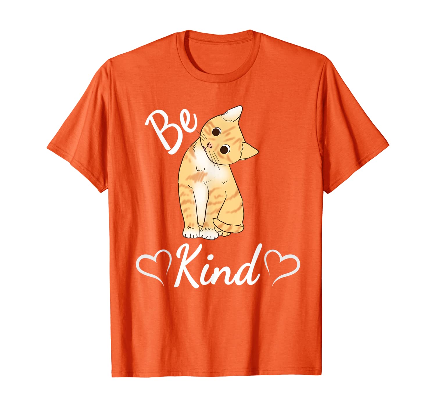 

Unity Day Orange Cat Anti Bullying Be Kind gift T-Shirt, White;black