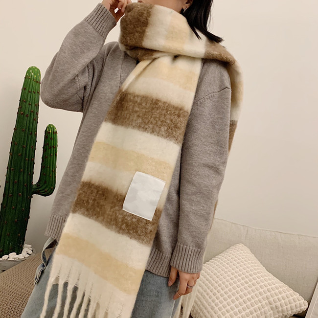 

2021 Autumn winter Scarf Top Super Pure Cashmere thick Womens Soft Tassel style Designer Shawl luxury scarves echarpe de luxe