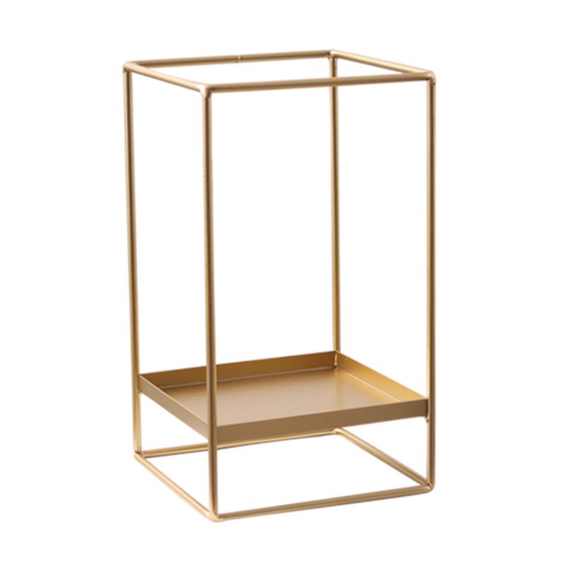 

Decorative Objects & Figurines Nordic Simple Golden Geometric Home Decoration Accessories Living Room Porch Desktop Iron Soft Ornament