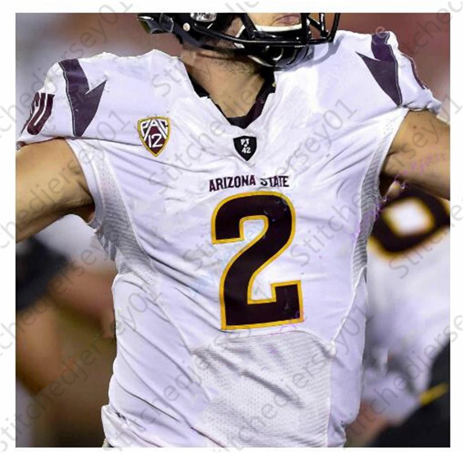 

Custom Arizona State ASU NCAA College Football Jersey Pat Tillman Jayden Daniels Trayanum White Bourguet Daniyel Ngata Hodges Johnson Darien Butler men women, Grey