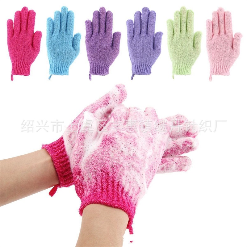 

Bath gloves, hand towels, exfoliating scrub mud, back rubbing, double-sided spa massage body care, independent packaging one 318 S2