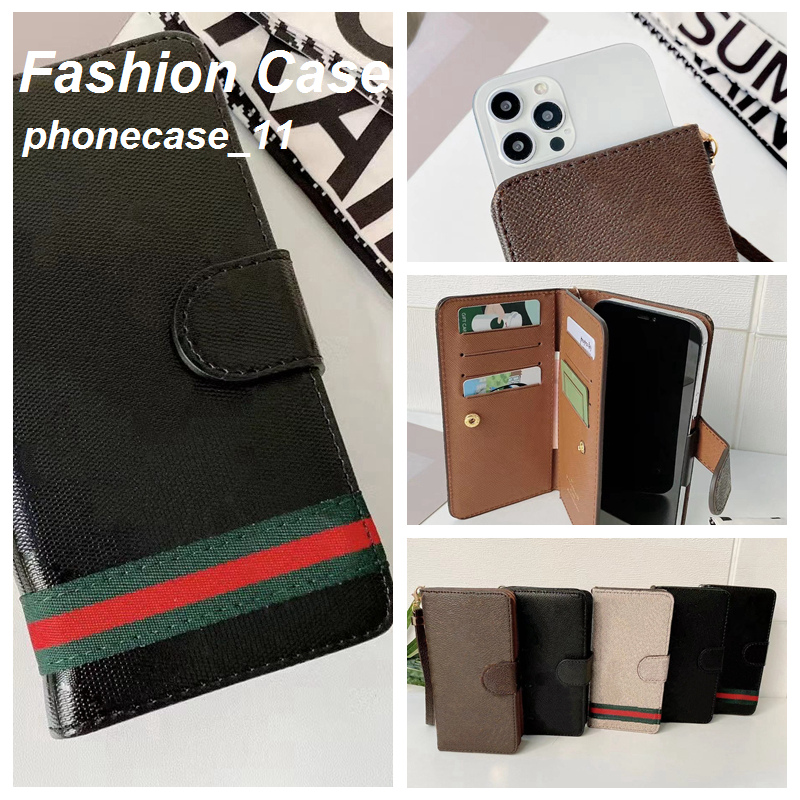 

Genuine leather Wallet Phone Case with Luxury Brand designer cases suitable for all under 6.7 inch like Samsung & iphone 11 12 Pro max 11xs