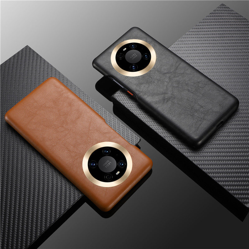 

Genuine Leather Luxury Lambskin Shockproof Cases Cover For Huawei Mate 30 40 P40 Pro
