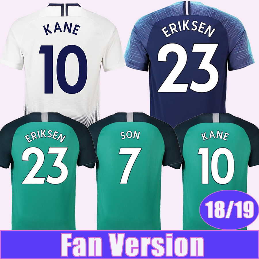 

2018 2019 KANE LAMELA Mens Soccer Jerseys DELE ERIKAEN VENTONGHEN Home Away Football Shirts SON SISSOKO LLORENTE Short Uniforms, Qm3413 18 19 home no patch