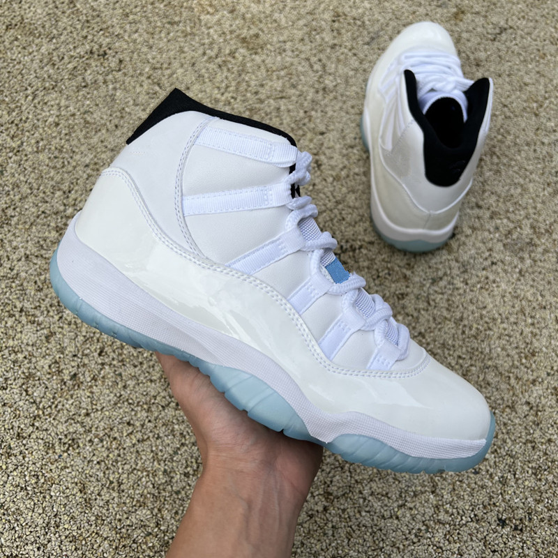 

Jumpman 11 Basketball Shoes Schoenen Heren Legend Blue WHITE BLACK chaussures habilles pour hommes desert boots sock shoe desin 378038 117, Pay for extra lace