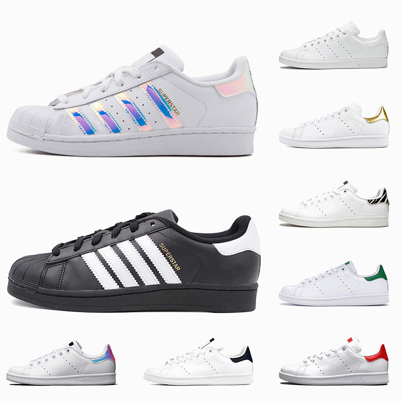 

Designer Originals Stan Smith Superstar Women Men Casual Shoes Superstars Triple White Black Red Green Pink Blue Leather ACE Platform Trainers Sneakers, A9 36-45 laser