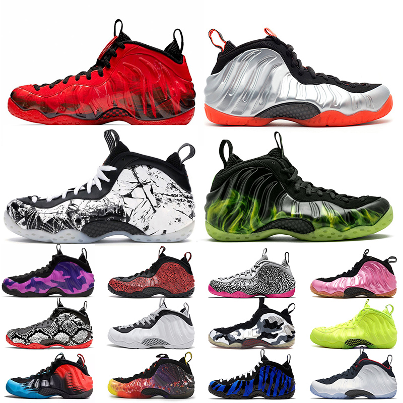

2021 Penny Hardaway men basketball shoes Foam One Vandalized Paranorman Obsidian Hyper Crimson Eggplant mens trainers Sports Sneakers High Quality
