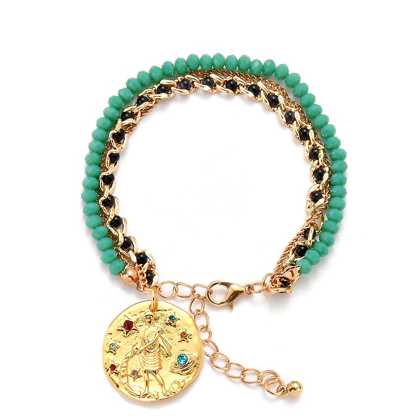 

Tang Yin simple charm 12 constellation bracelet beaded natural stone bracelet Cancer Pisces Capricorn Libra and other beaded bracelets women