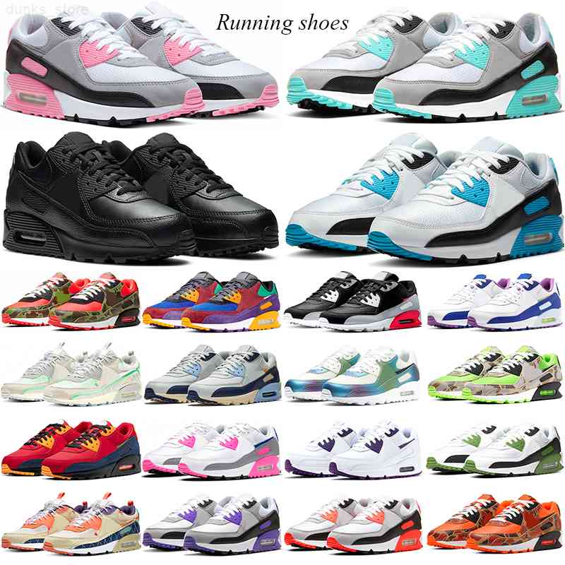 

90 running shoes Triple black white Rose Pink Hyper Turquoise Orange Camo Viotech Be True Laser Blue City Pack London mens womens, Chlorophyll