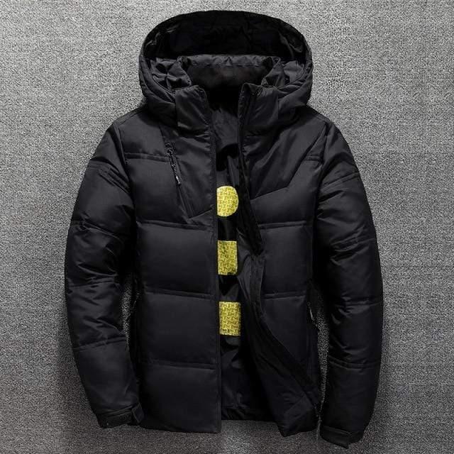 

Men's Jackets Yatah Hooded Winter Puffer Jacket, Black