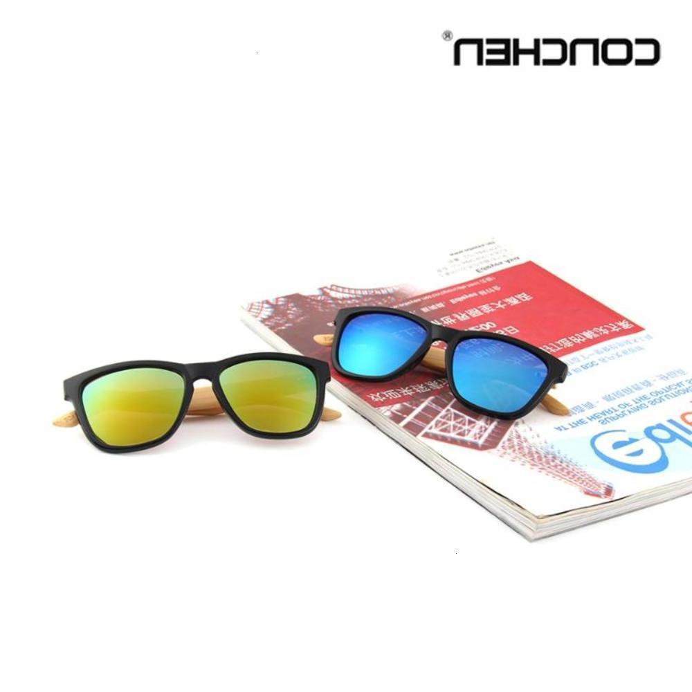

sunglasses CONCHEN Wood Women Fashionable Handmade Bamboo UV400 Sunglasses Metal Hinge Wooden Sun Glasses Men High Quality1, Black