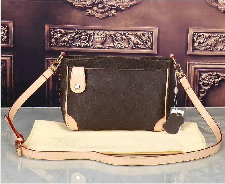 

Fashion handbags womens wallets ladies shoulder bags Top Quality leather Clutch CrossBody 2021 handbag Totes bag purse 52997#25x8x18, Brown/flower
