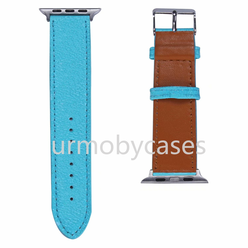 

Designer Watch Bands for apple iwatch 2 3 4 5 multicolor print fashion pattern 38/40mm 42/44mm Quality leather watchband