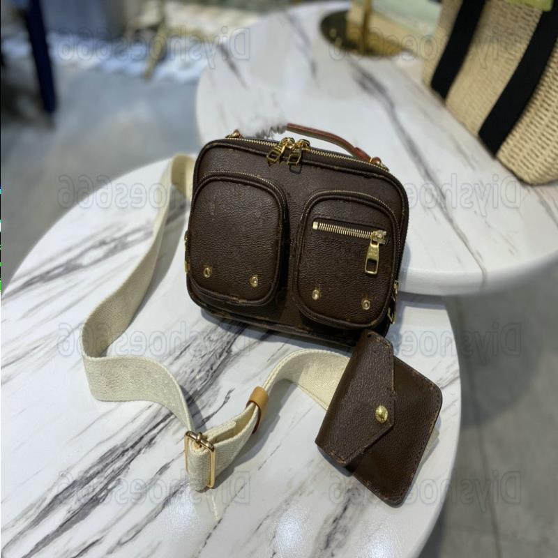 

Utility Sporty Wallet Cross Designer Monograms Canvas Shoulder Bag M80446 Womens Mens HandBag 2sets 2021SS Brown Bags Purse Crossbody B Wrkp