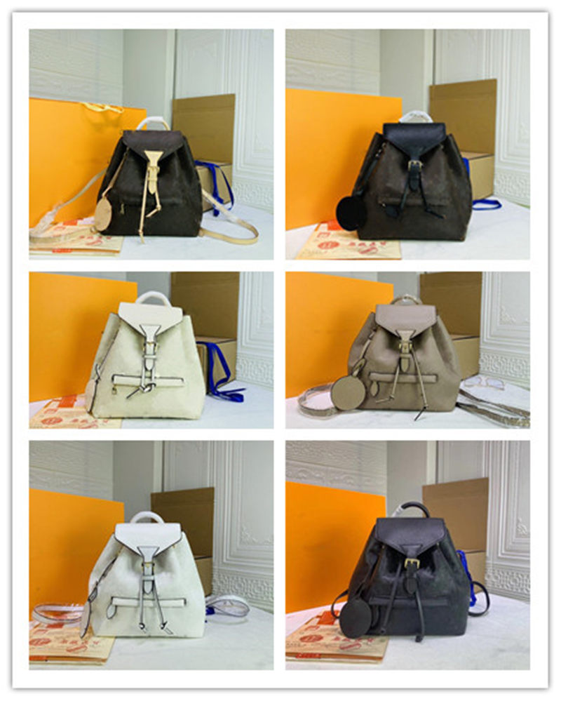 

Designer Luxury Mini Montsouris rucksack backpack M45205 Emplainte Black New Rare Backpack Bag Size: 18*23.5*9cm
