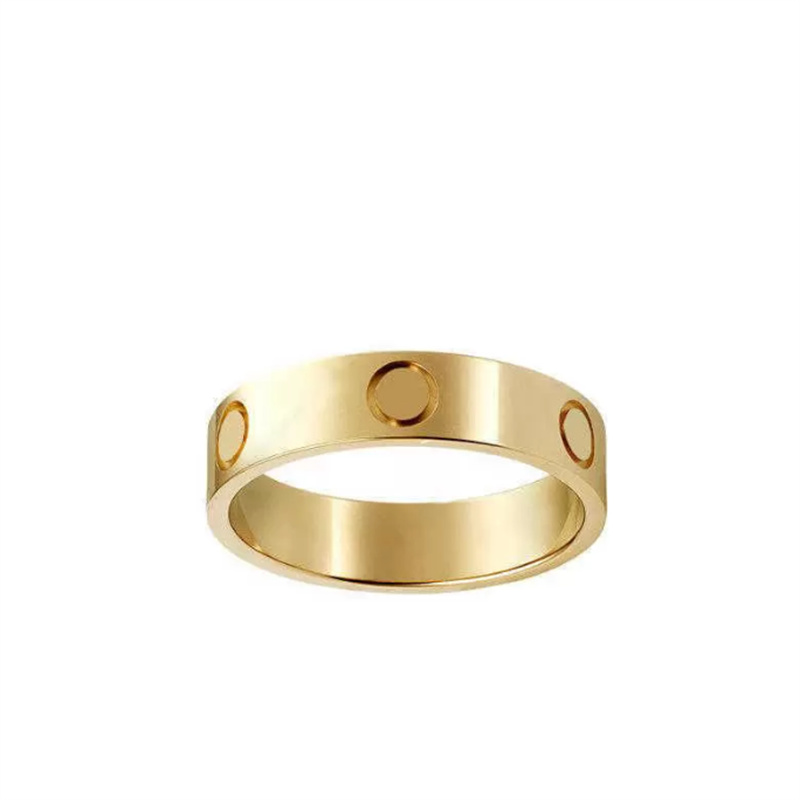 

Love Screw Ring Womens Mens Rings Classic Luxury Designer Jewelry Women Men Party Titanium steel Gold Silver Rose Never fade Not allergic -4 5 6mm Rings for Girls