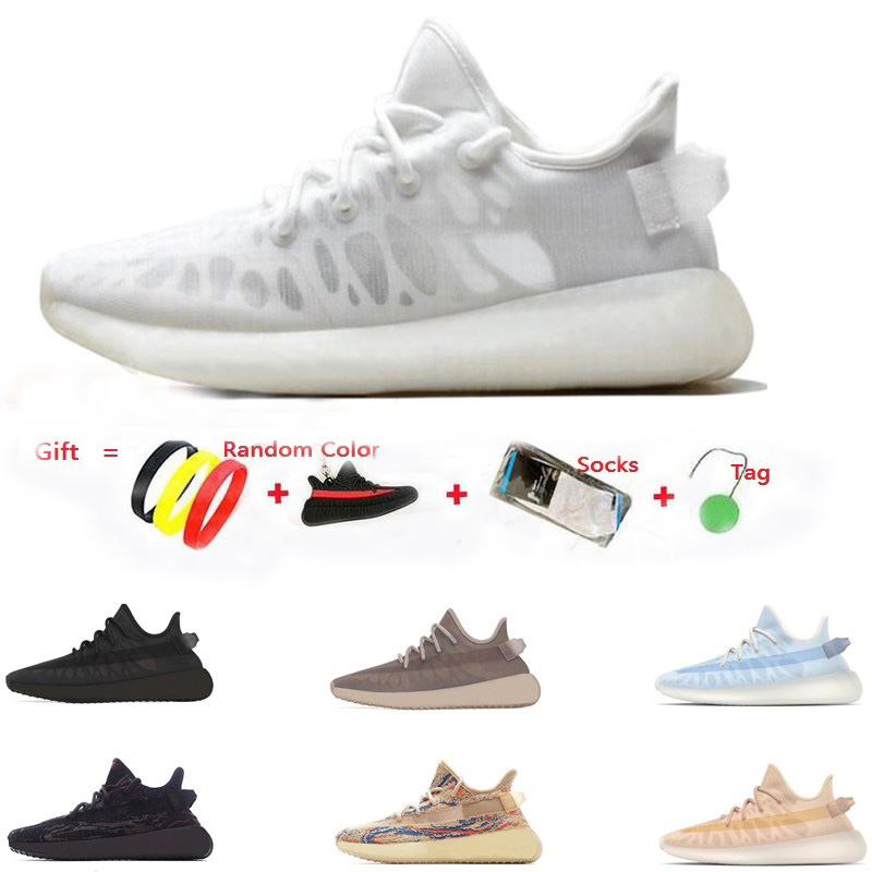 KAWS Top Qualité Mono Pack V2 Chaussures de course Hommes Glace Glace Cinder Clay Cactus Jack Fashion Femmes Sneakers Baskets Mens Formateurs US