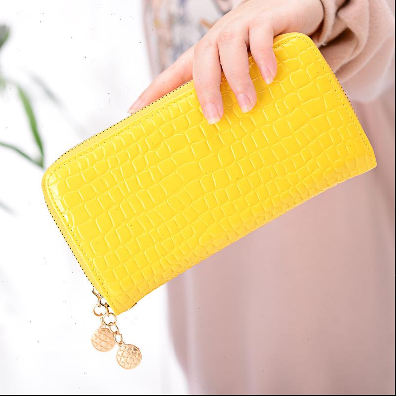 

wallet for women classic fashion multi card slot large capacity solid color blue black red purple long wallets, Red;black