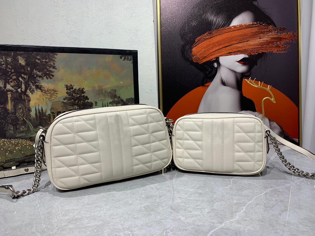 

Shoulder Purses Designer Bags Women Crossbody Design Bags Handbags Leather Marmont Camera Bag Mini Medium Geometric Sewing Thread Purse, Black