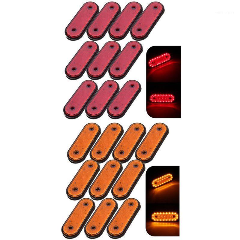 

Emergency Lights Clearance Super Bright Side 20 LED Light Marker Car Trailer Yellow Red