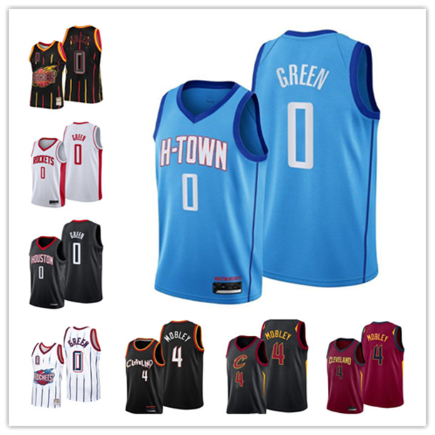 

2021 Custom Mens women youth JalenGreen 0 Evan Mobley 4 Basketball SplitEdition Jersey HoustonRocketsMen 2021 Draft Red White