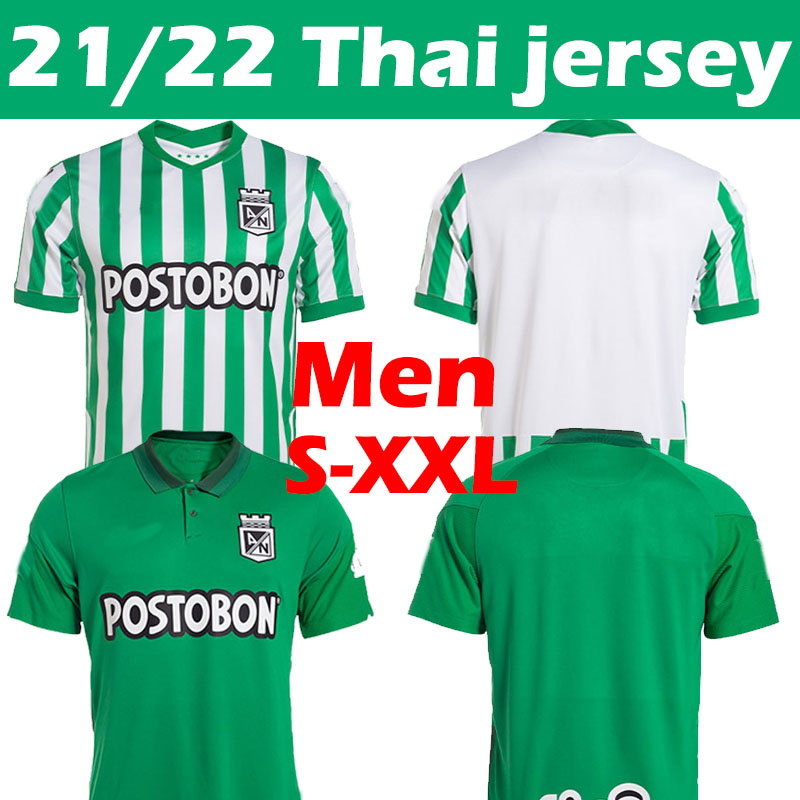 

2021 2022 Atlético Nacional soccer Jerseys home atletico jersey 21 22 Men home away football shirts Thailand Top, Guominjingji away