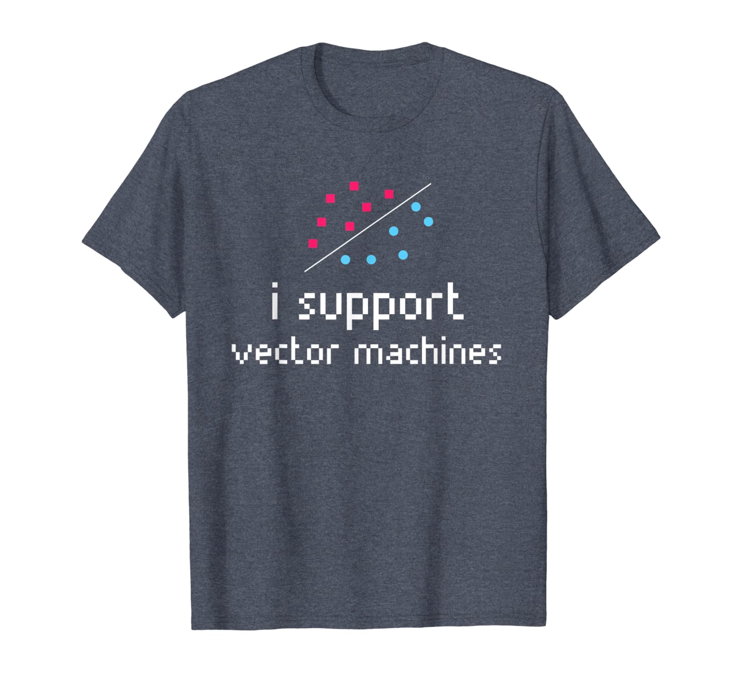 

machine learning shirt, support vector machines, computer, White;black