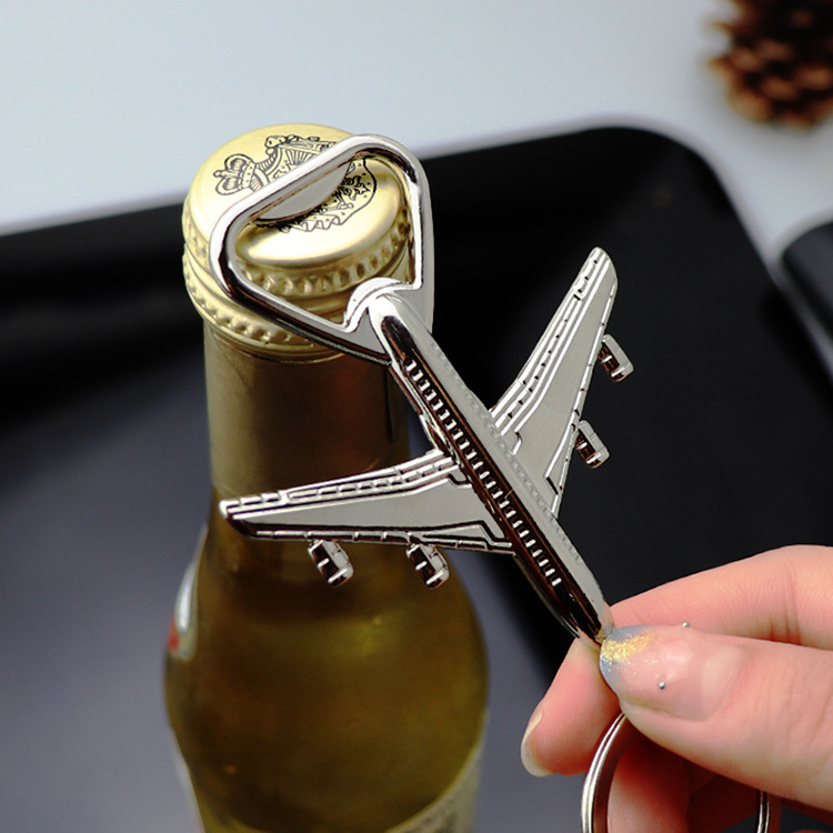 

Party Supplies airplane bottle opener plane shaped beer bottles open wedding favor Keychain gift giveaways for guest friend gifts