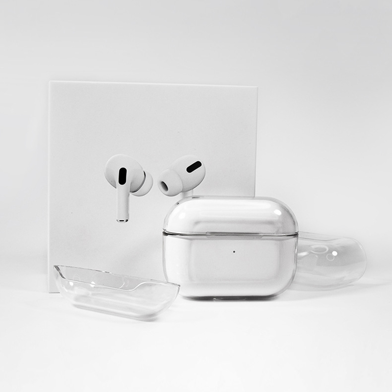 

Earphone Accessories Luxury For Airpods Pro Protective Cover Apple Airpod 3 Air pods Bluetooth Headset Set Transparent PC Hard Shell Clear Protecter high quality