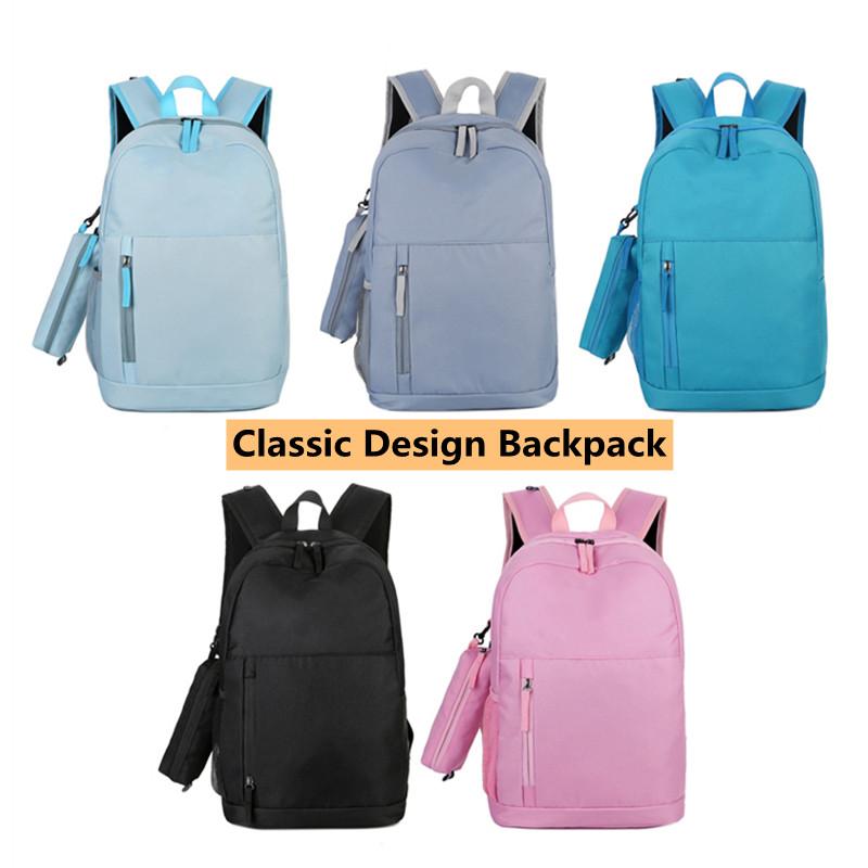 

Backpack Unisex Classic Designer Men And Women Shopping Bag Shoulder, Light blue