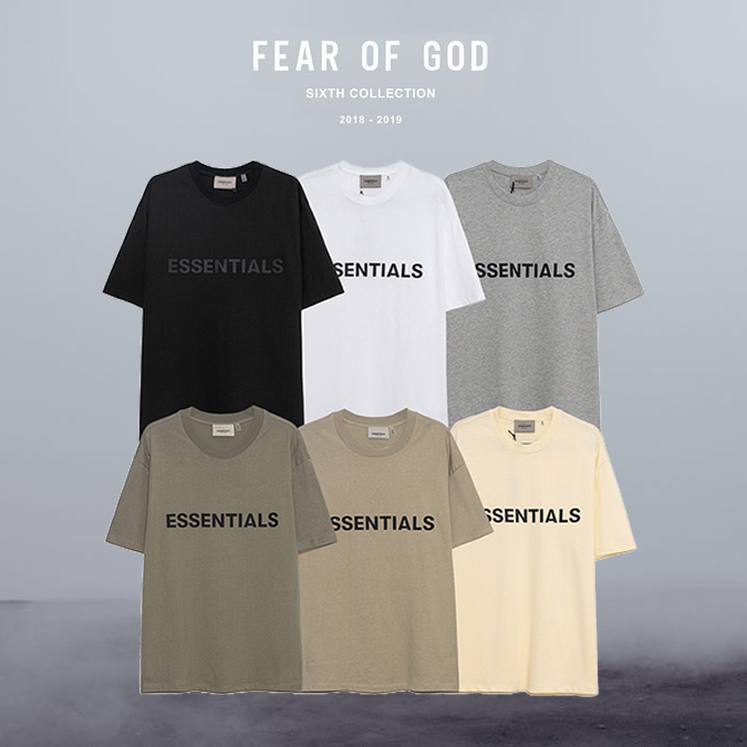 

Man Summer Tee Hip Hop Fear Of God T-Shirts Essentials Boxy T-shirt Applique Logo 3D Silicon Skateboard Men Women Short Sleeves Casual High Stree Oversize Youth Tops, Contact us