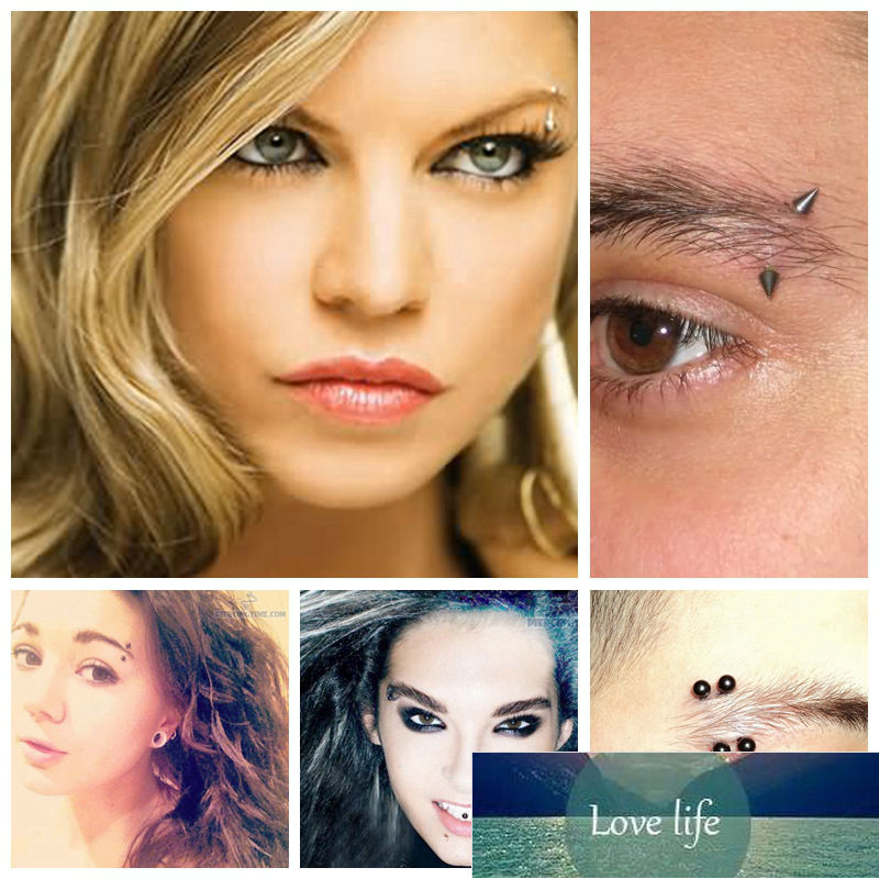 

G23titan G23 Titanium Micro Bananabell Crystal Eyebrow Rings Ear Bars Curved Barbells Anti Allergic Body Piercing Jewelry