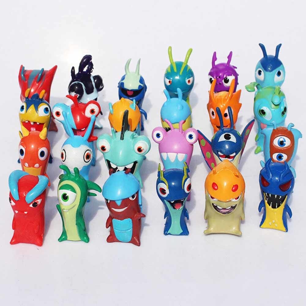 

24pcs/set Cartoon Slugterra Mini Action Figures Pvc Model Toys Dolls Birthday Gift for Children