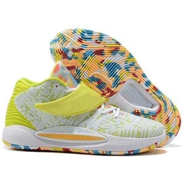 

2021 KD 14 Basketball Shoes Men Women Kevin Durant 14s Floral Essential Home Dream Psychedelic EP Yellow Zoom Authentic Trainer Sneakers, Dlive