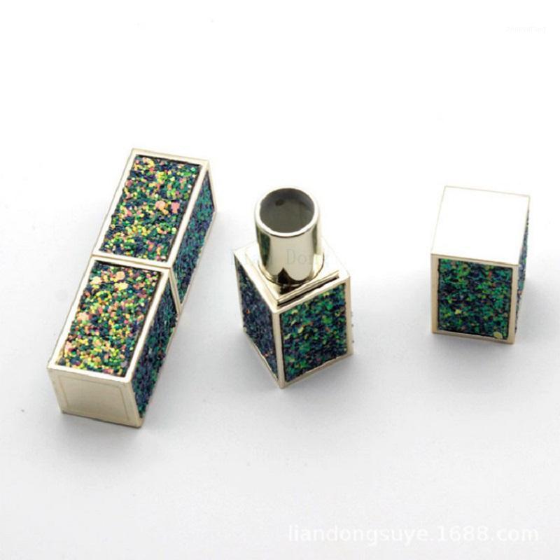 

Storage Bottles & Jars Magic Color Lipstick Tube Eco Friendly Spot Plastic Square Lip Container Packaging 20pcs/lot