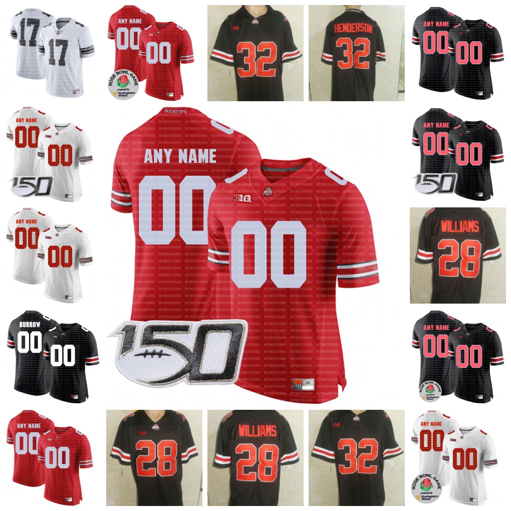 

Custom Ohio State Buckeyes Football Jersey Quinn Ewers C.J. Stroud Jack Sawyer Chris Olave Ruckert Smith-Njigba Garrett Wilson Fleming J.T. TUIMOLOAU Williams Men Women