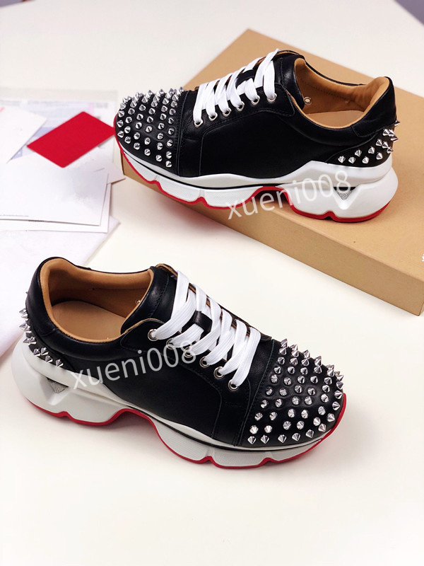 

2022 women's running paris 35-40 curb bumpr lanviin snakeskin grain sneakers shoes bur house chaussures de designer sports loafers plat, Red;white