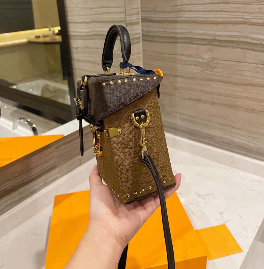 

High quality luxury designer bags messenger bag men's and women's handbags fashion retro printing letter handbag shoulder classic 003, #2 dust bag