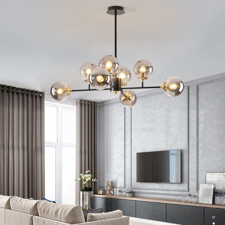

Chandeliers Nordic LED Chandelier Modern Living Room Dining Kitchen Ball Ceiling Hanging Lamp For In The Hall Loft Home Decor Light Fixtures