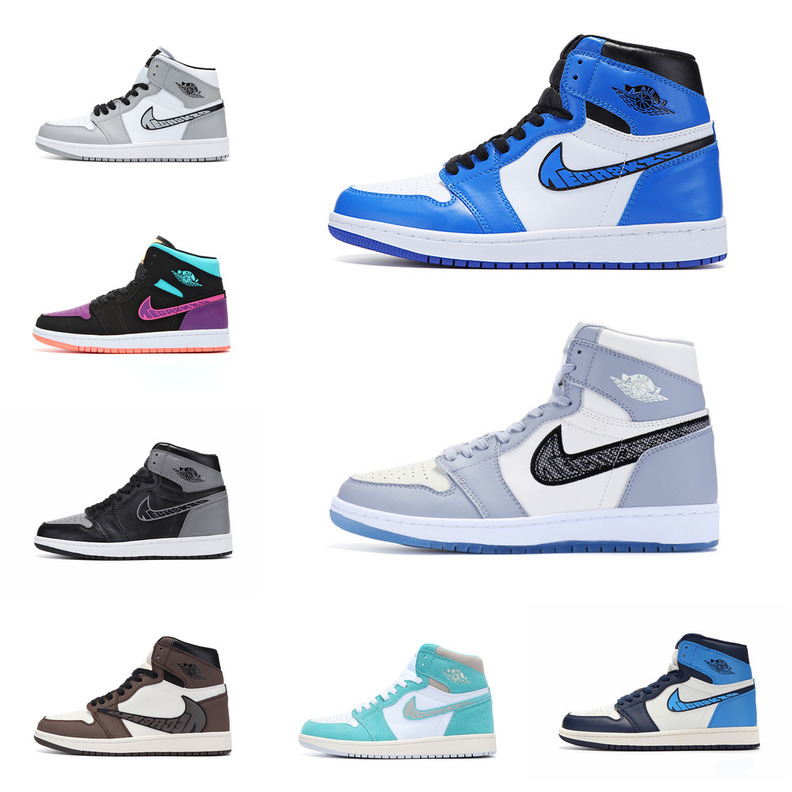 

1s basketball shoes Black Gym Red Bred Toe aj chicago banned Game Royal Fragment Shadow dunk mocha smoke grey court purple gold top universi