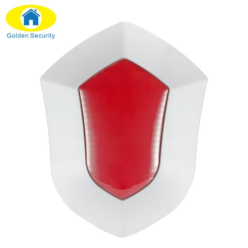 

Alarm Systems Golden Security Outdoor Waterproof Wireless Siren Anti-theft Horn For G90B GSM Wifi System