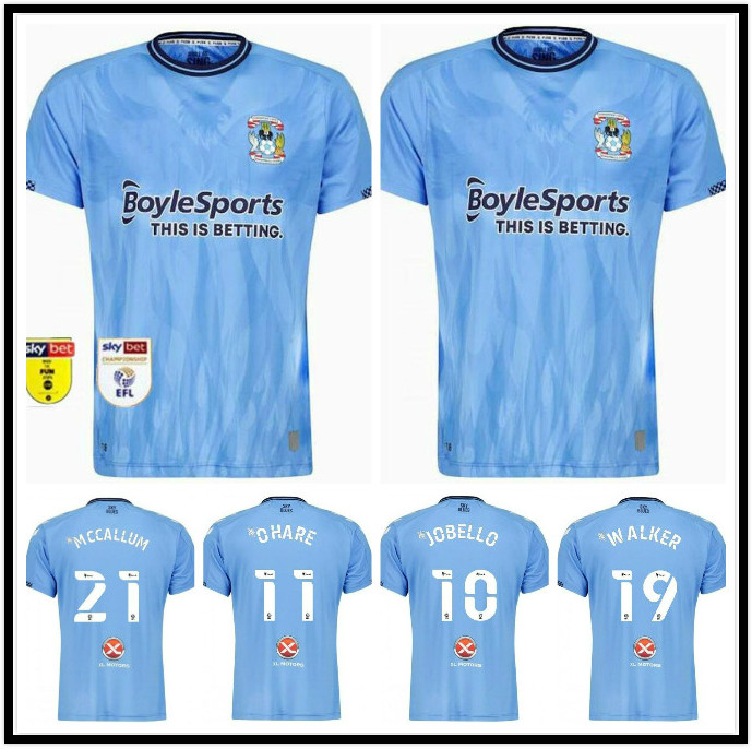 

2021 2022 Coventry City soccer Jerseys OSTIGARD JOBELLO WALKER McCallum DA COSTA HAMER 21 22 Home Blue FOOTBALL ShirtS top quality SIZE -XXL