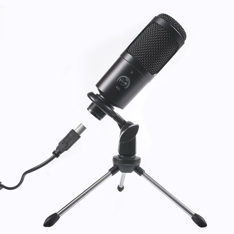 Professional Microphone Mic USB Condenser Microphones For Laptop Computer Recording Studio Streaming Karaoke DJ Live-image-687394688