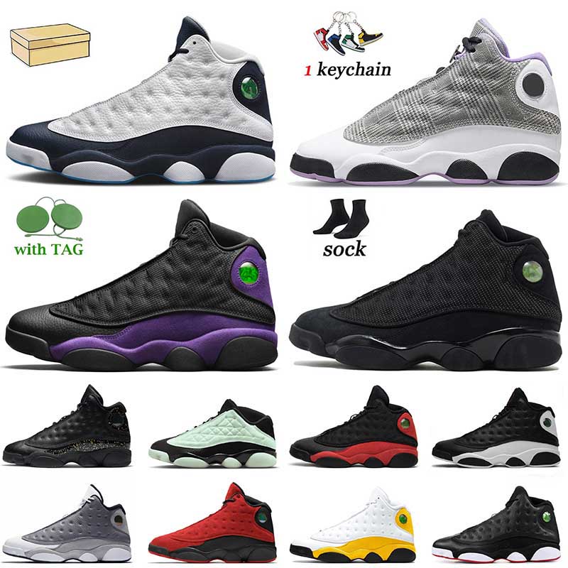 

Jumpman 13 13s Basketball Shoes Mens High Low Trainers Singles Day Houndstooth Jordon Womens Sneakers Houndstooth Court Purple Flint Black Cat Retro Sports With Box, D35 atmosphere grey 40-47
