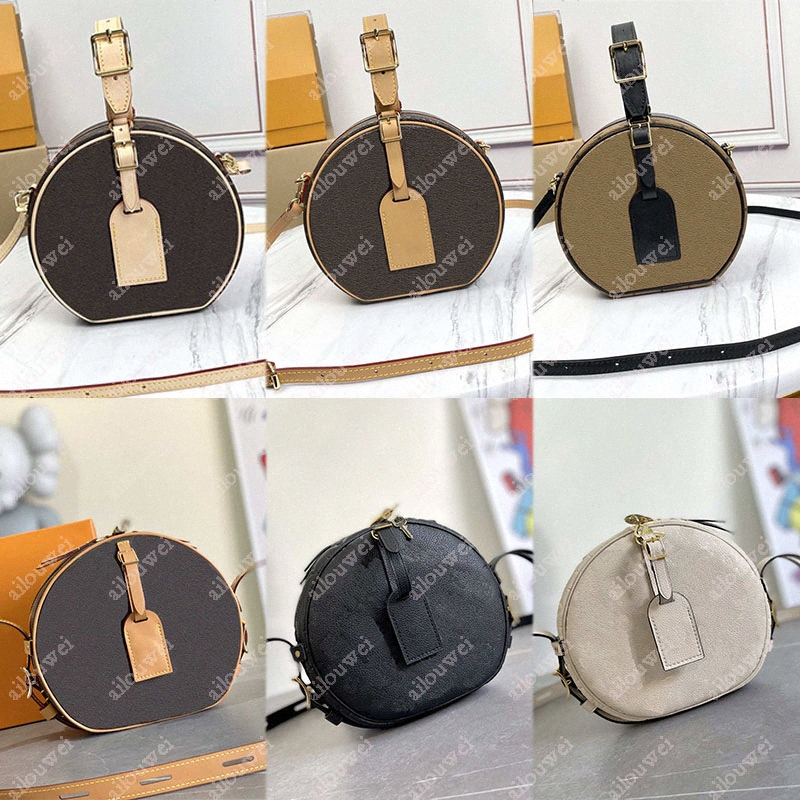 

PETITE CHAPEAU BOITE Designer women handbags shoulder bags leather luxury lady classic flowers crossbody embossed bag o9Ti#