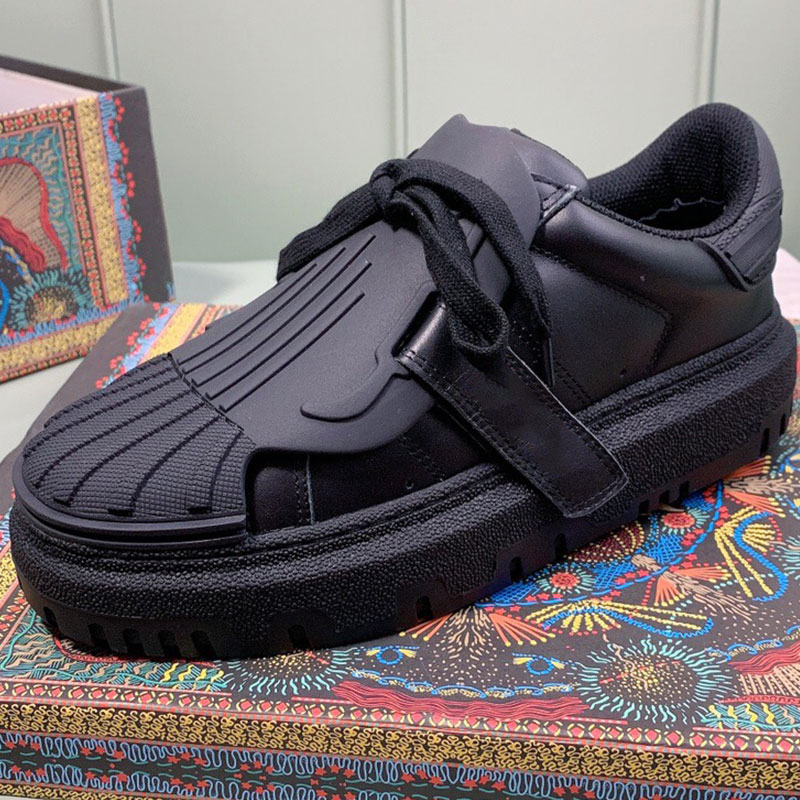 

Shell designer fashion casual shoes film sneakers men and women modern style increased 4cm sole 35-45 top high quality with original box