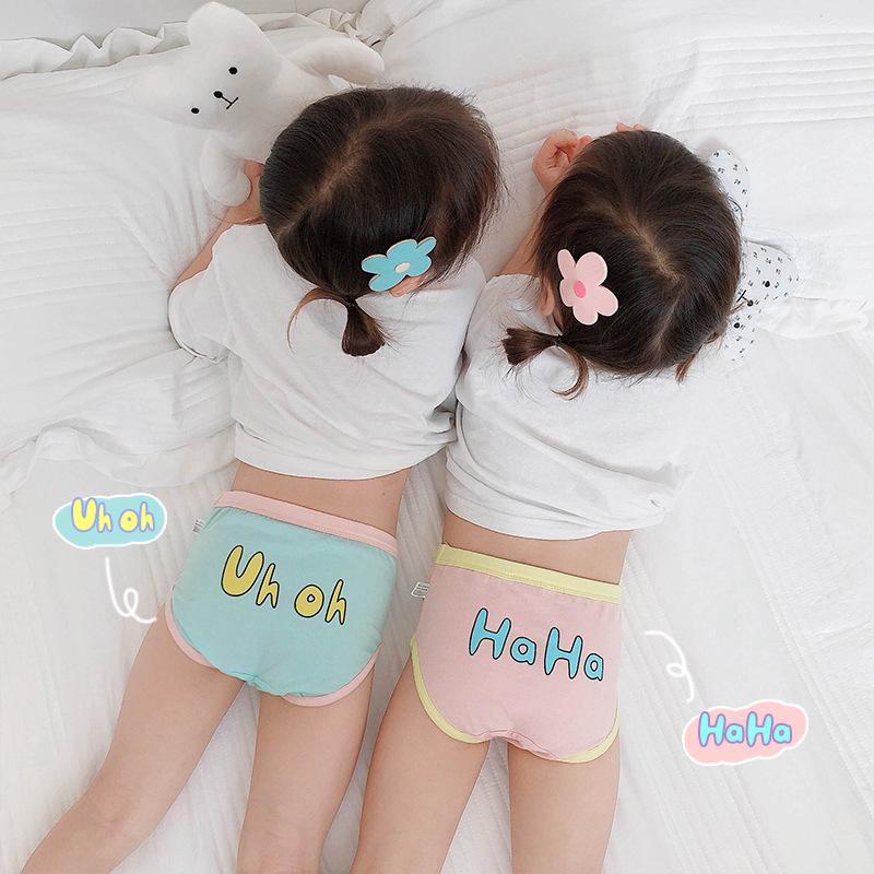 

Panties 3pcs Children Girls Cotton Underwear Panty Boxer Baby Boys Lovely Letters Underpants Soft Comfortable Shorts For Kids 3-8t, 3pcs girls