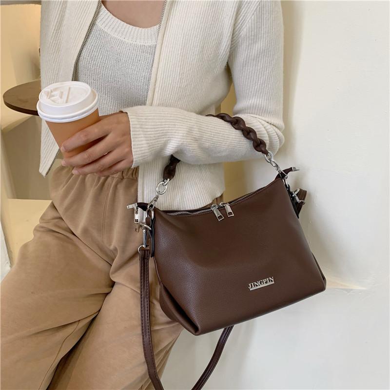 

Evening Bags Women Leather Handbag Luxury Handbags Designer Crossbody High Quality Retro Shoulder Bag